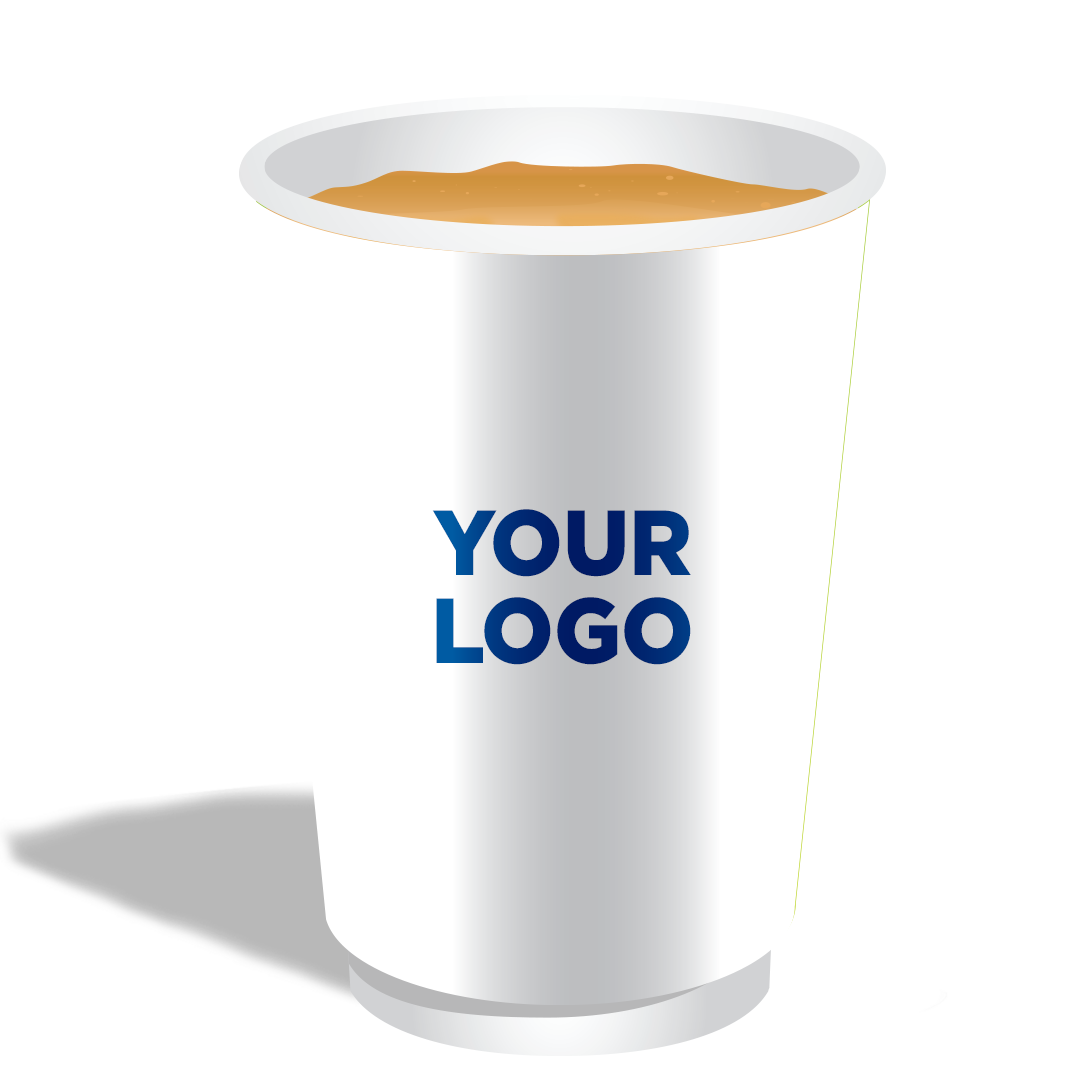 12 oz double wall logo