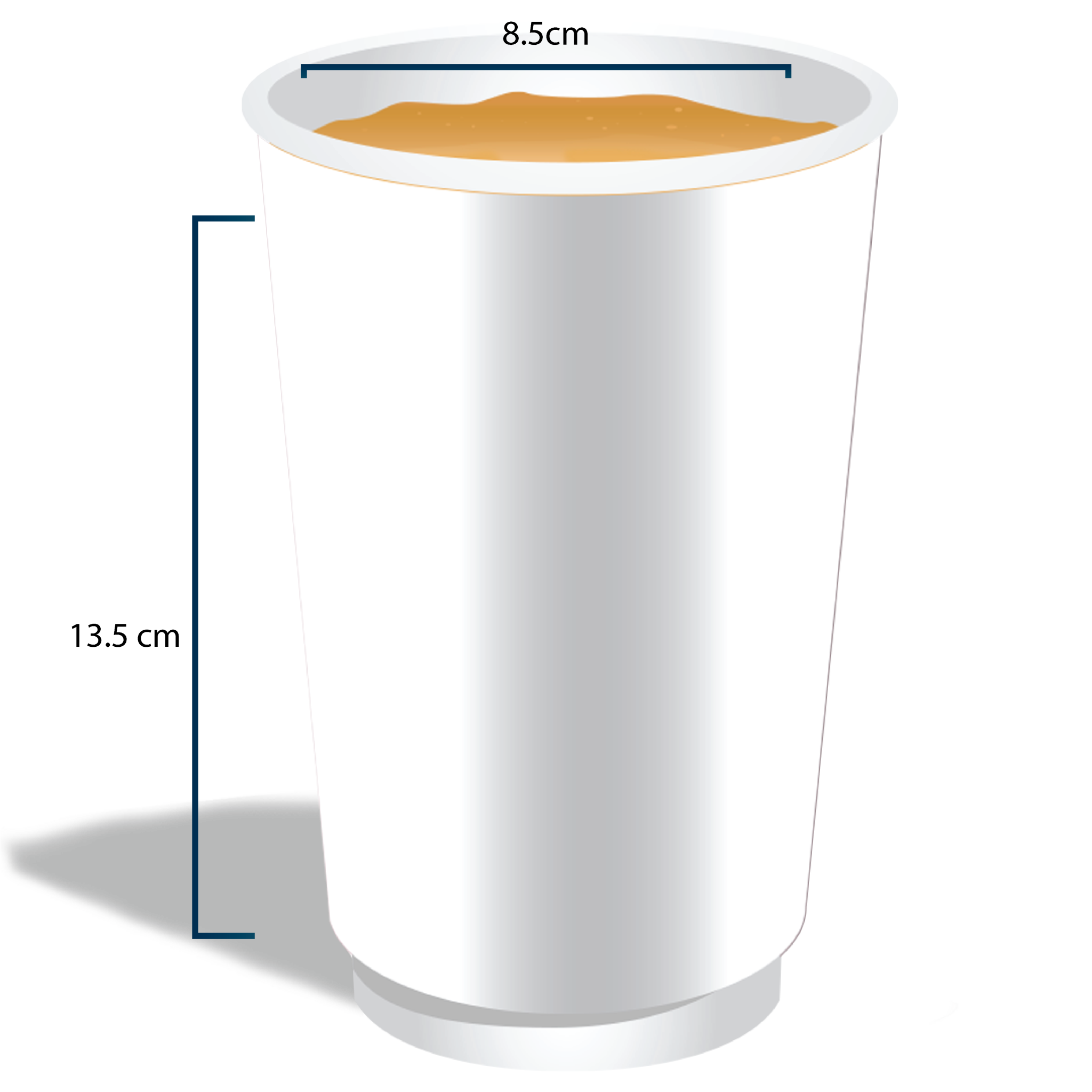 16 oz double wall size