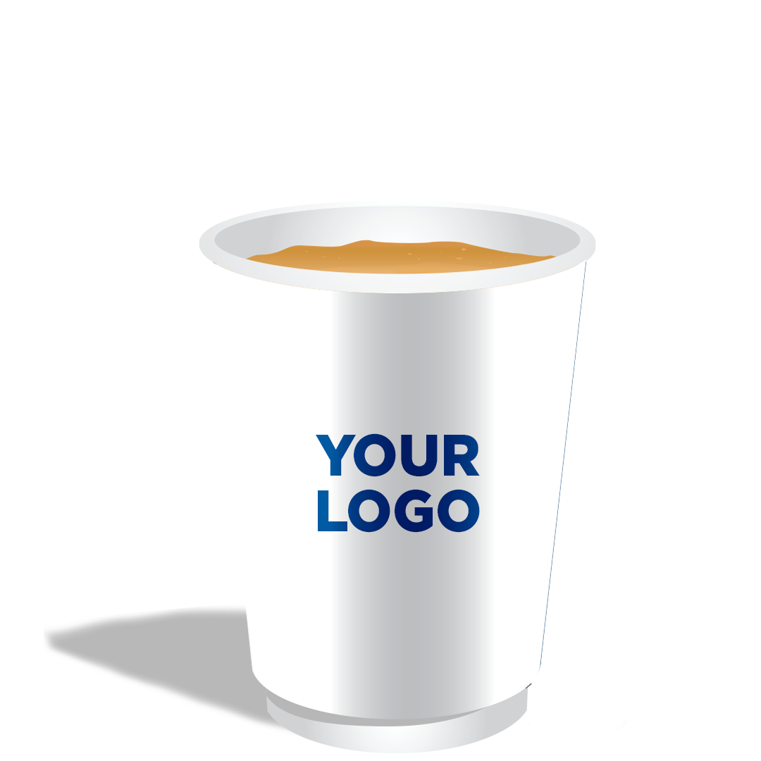 6.5 oz double wall logo